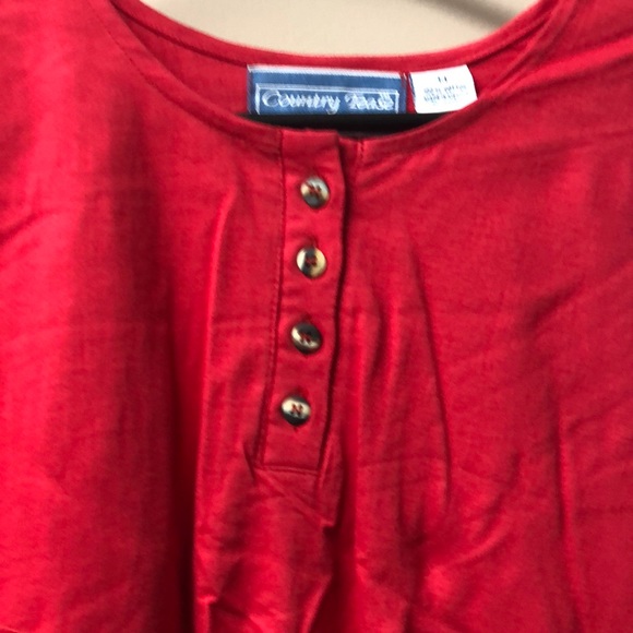 Vintage NWT Country Tease by Adobe Rose Tee Shirt - Picture 3 of 5